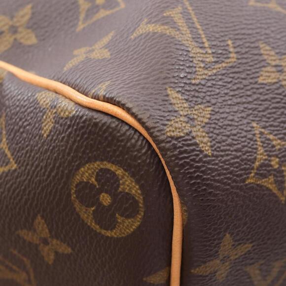 LOUIS VUITTON Brown Monogram Leather Boston Bag - Picture 9 of 10